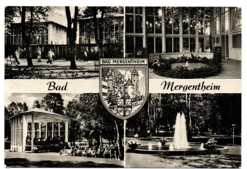 Ansichtskarte bad mergentheim - bad,