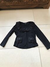 Wunderschöne, edle Jacke, schwarz, One Touch, 36, gothik, toller Ausschnitt