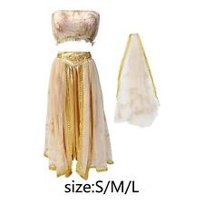Damen Bauchtanz Kostüm alte Prinzessin Kleid Tanzkleidung Set für