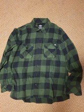Dickies Holzfällerhemd Grün Gr. XL