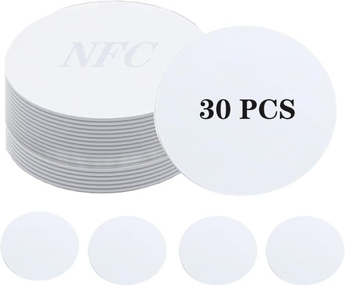 30er nfc tags - ntag215, pvc