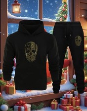 Herren Sportanzug Totenkopf