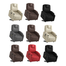 Massagesessel Relaxsessel Sofasessel Gartensofa mit Aufstehhilfe Kunstleder