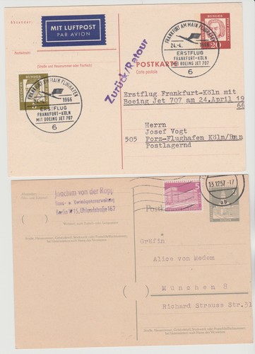 Alte postkarten gelaufen 2 - 2, (2