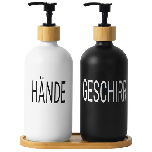 Küche seifenspender set glas - set,