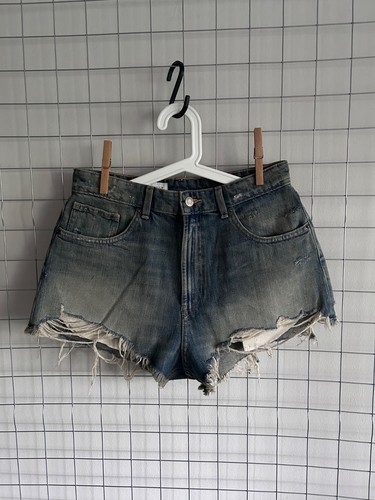 Zara high waist jeansshorts - high,