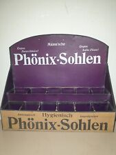 Alter Verkaufs-Aufsteller,Verkaufsregal,Phönix Sohlen,1920er Jahre