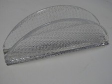 vintage Serviettenhalter Glas Glashalter Glasständer #1358