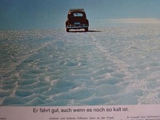 VW Käfer 1200 Prospekt Brochure 1965 Deutsch German selten rare