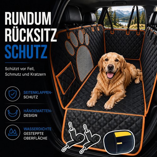 Hundedecke für auto rückbank - hundedecke,