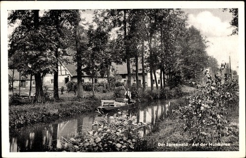 Spreewald auf der - ak,