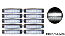 10x LED Front White Side