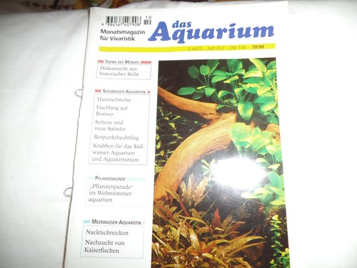 Zeitschrift das aquarium heft - zeitschrift:, aquarium.heft