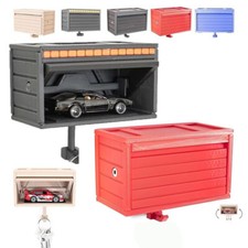 Auto Garage Schlüsselhalter mit Öffnungstür, Schlüsselhalter 3D Gedruckter Rack