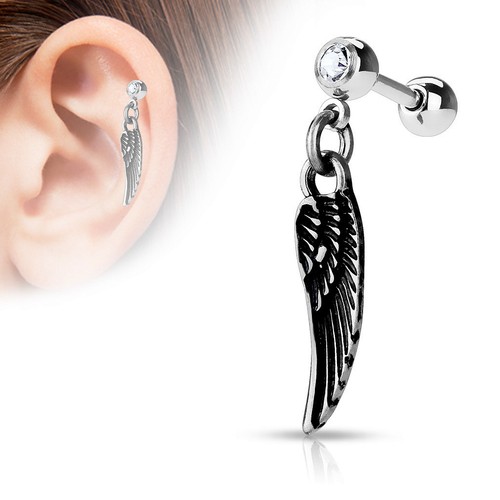 Ohrpiercing tragus cartilage - tragus,