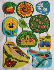 4 Bögen Stammbuchbilder