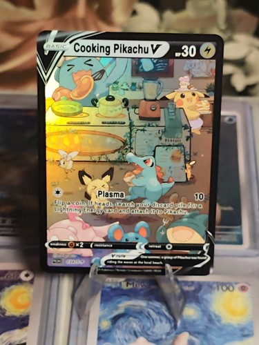 Pokemon karten cooking pikachu - karten,