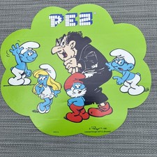 PEZ Aufkleber Schlümpfe- NEU