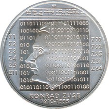 BRD 10 Euro 2010 G Konrad Zuse Silber*