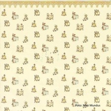 41198 - Tapete MINI MUNDUS für Puppenhaus Puppenstube "Kinderzimmer" 1:12