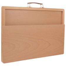  Skizzenbrett aus Holz, Skizzen-Zeichenbrett mit Schublade, Malbrett,