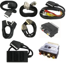 Scartkabel 1,5m - 3m Anschlusskabel Scart Verbindungskabel AV Adapter Verteiler