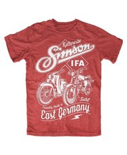 Simson Kulturerbe T-Shirt DDR OSTKULT Moped IFA VEB Retro Minol Schwalbe