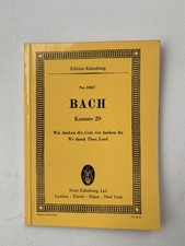 Noten . J.S. Bach. Kantate 29.   Taschenpartitur