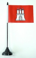 Fahne / Tischflagge Hamburg 10