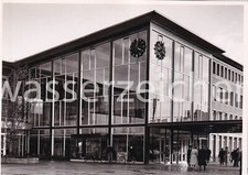 Orig.Foto.Münster Hbf. Empfangsgebäude Glasfassade Bahnhofszugang (AN160)