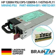 HP DPS-1200FB A - 1200W HSTNS-PL11 HSTNS-PD11 12V Mining PSU Netzteil 490594-001