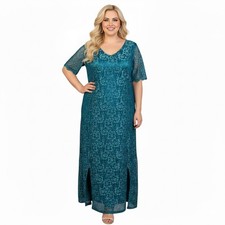 Sheego Damen Abendkleid Kleid