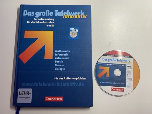 Cornelsen das große tafelwerk - cornelsen,