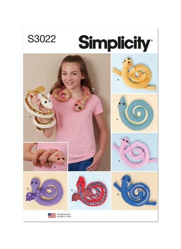 Simplicity 3022 plüsch tiere - 3022,