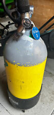 sauerstoffflasche 10 liter mit Atemregler und Tauchtasche