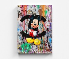 Leinwand Bild Mickey Mouse