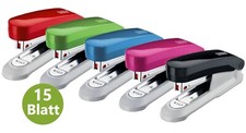 Novus Heftgerät E15 Tacker Hefter Farbauswahl inkl. 200 Heftklammern No. 10*