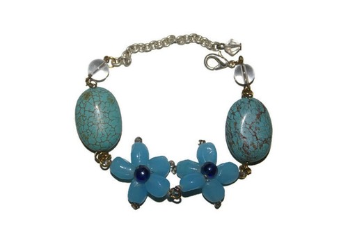 Türkis stein armband - türkis,