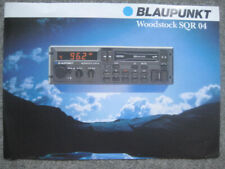 Prospekt Blaupunkt Woodstock SQR04 von 1984