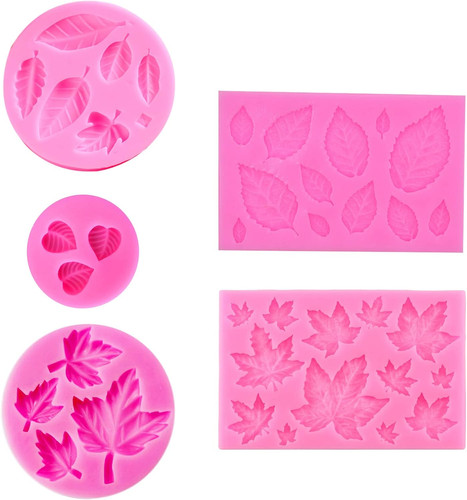 Mini silikon blätter set für - silikon,