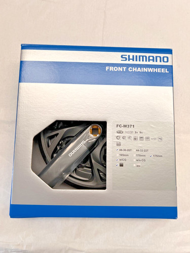 Shimano m371 kurbelgarnitur - fc-m371,