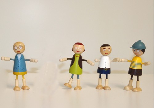 Holzpuppen biegepuppe - /,