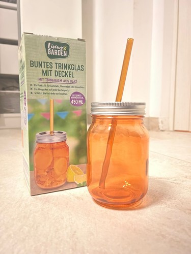 Neu trinkglas mit - trinkglas, deckel