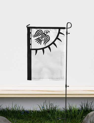 Wikinger rabe garten flagge - rabe,