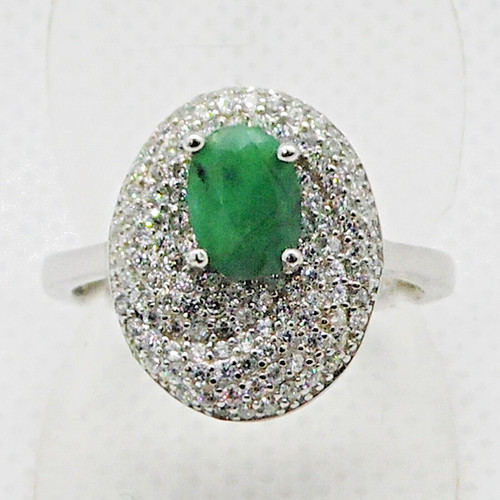 Oval smaragd cubic zirkonia - oval,