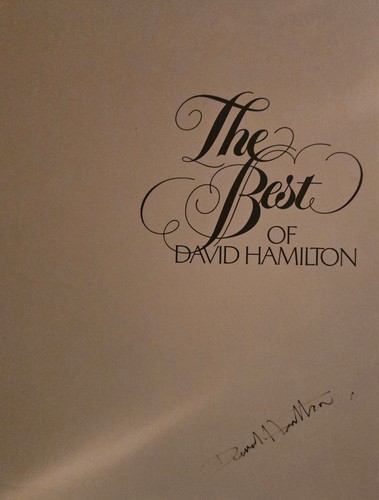 David hamilton signed - hamilton,