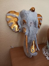 Grosser elefantenkopf gold - grosser,