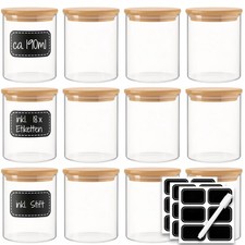 12x  190ml Vorratsgläser