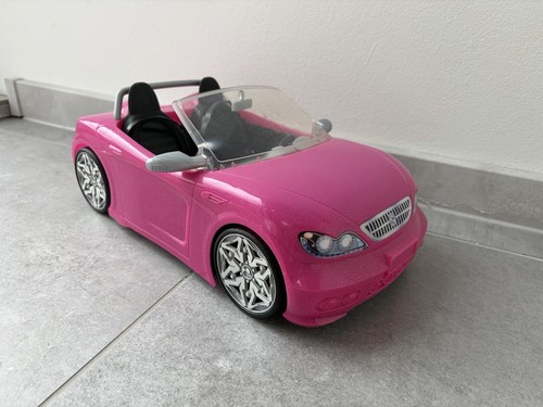 Barbie mattel auto cabrio - mattel, pink