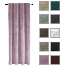 Vorhang Kräuselband Verdunkelung 300x245 cm Samt weich blickdicht Gardine 